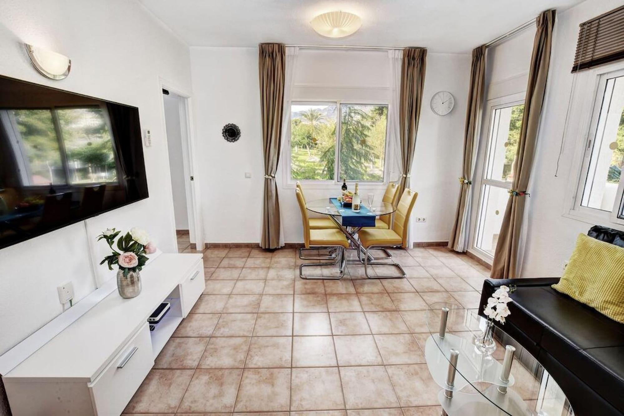 (nuevo 2022) De Lujo En Benalbeach Con Piscina Y Parque Acuatico Apartamento